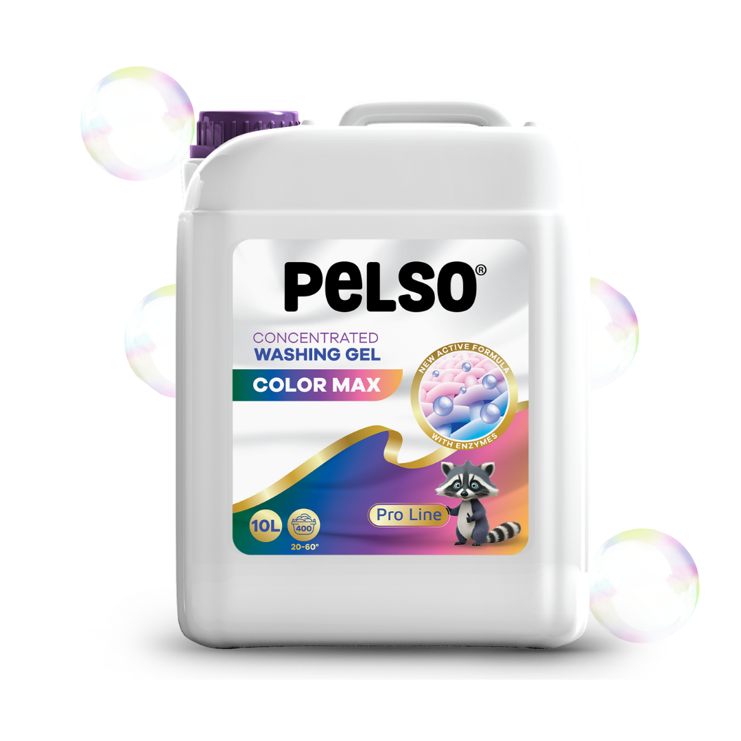 PELSO PRO LINE Color Max folyékony mosószer színes ruhákhoz 10l