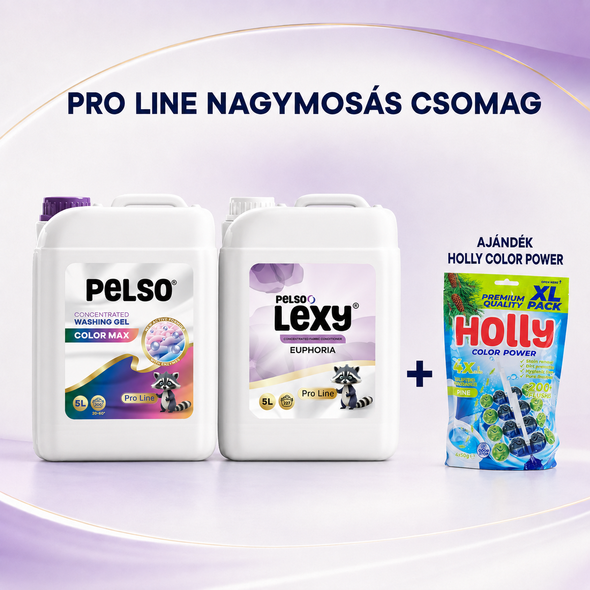 Pro Line Nagymosás csomag + AJÁNDÉK HOLLY COLOR POWER