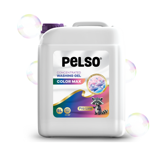 PELSO PRO LINE Color Max folyékony mosószer színes ruhákhoz 5l