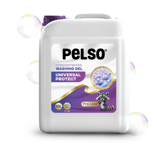 PELSO PRO LINE Univerzális folyékony mosószer fehér és színes ruhákhoz 10l