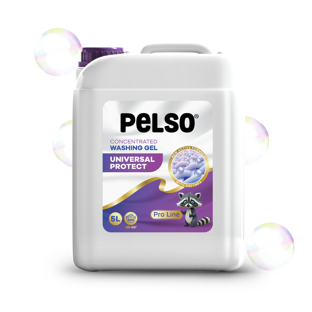 PELSO PRO LINE Univerzális folyékony mosószer fehér és színes ruhákhoz 5l