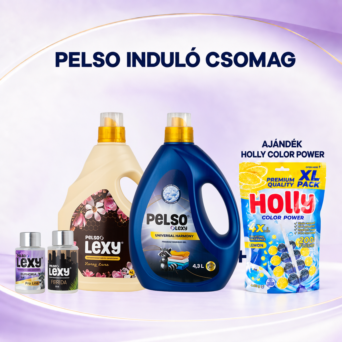 Pelso induló csomag + AJÁNDÉK HOLLY COLOR POWER