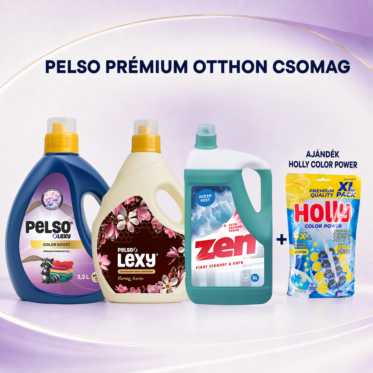Pelso Premium Otthon csomag + AJÁNDÉK HOLLY COLOR POWER